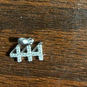 444 Angel Number Amulet-Pendant Only-Excellent Condition